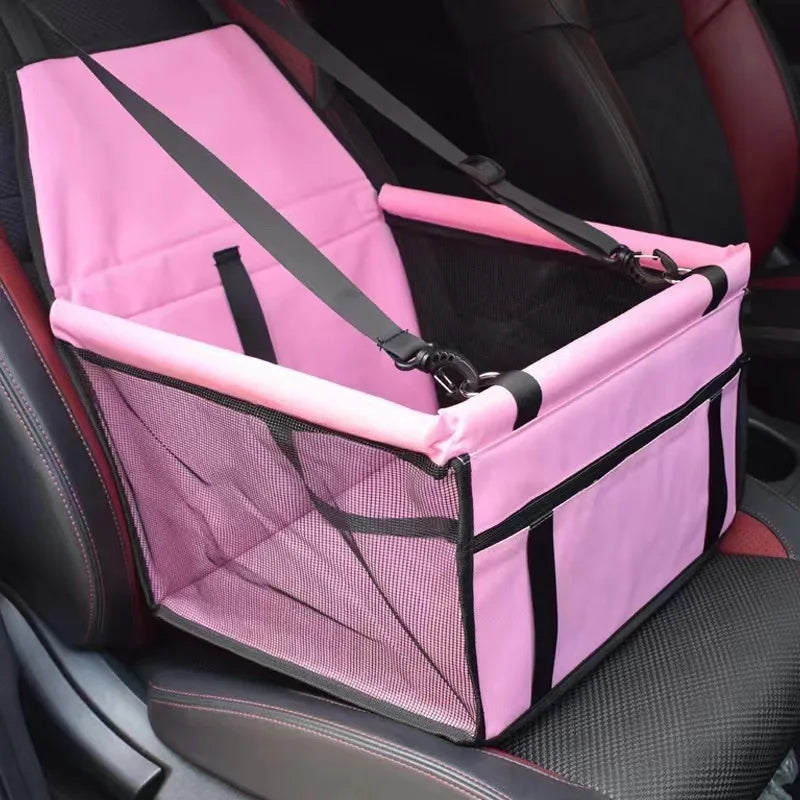 🚗 Foldable Pet Car Seat – Safe & Cosy Booster