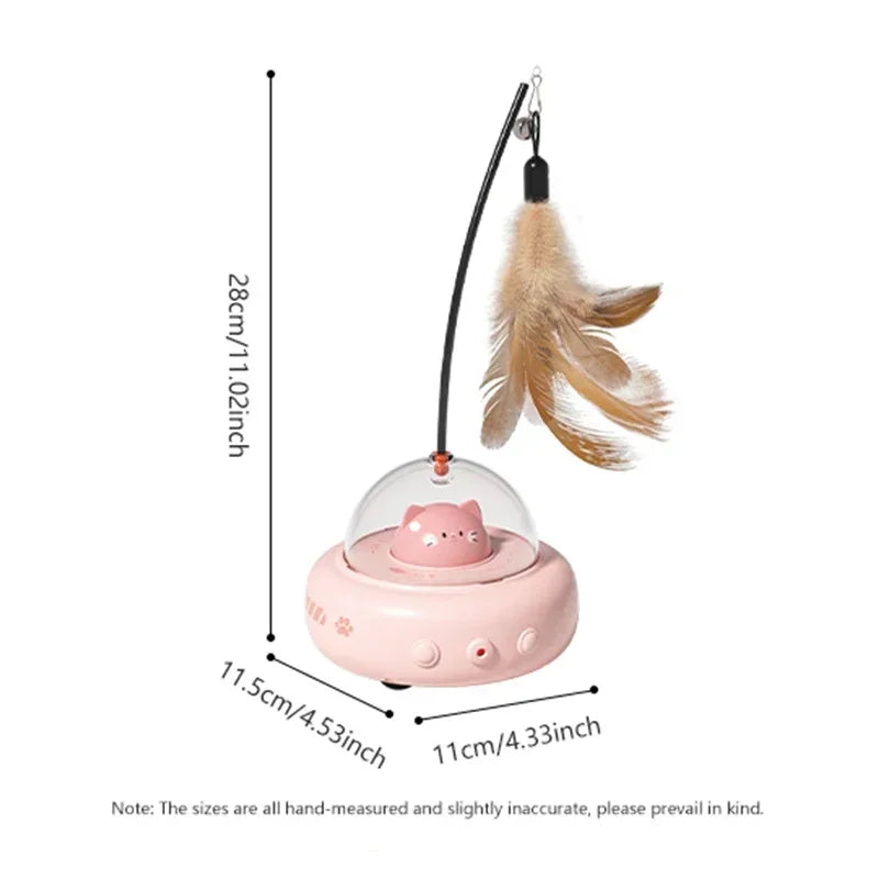 šø Smart Teaser UFO Cat Toy ā Motion-Activated Fun