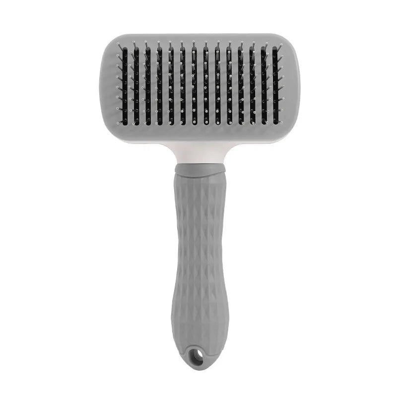 š¾ Grooming Shedding Brush ā One-Push Stainless Steel Tool