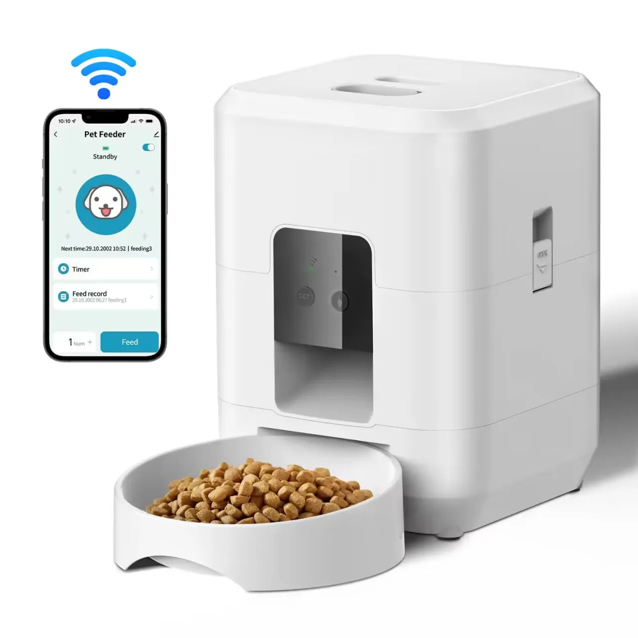 ๐ Smart Automatic Pet Feeder โ Timed & Measured Feeding for Cats & Dogs