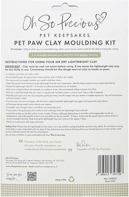 PET PAW CLAY MOULDING KIT