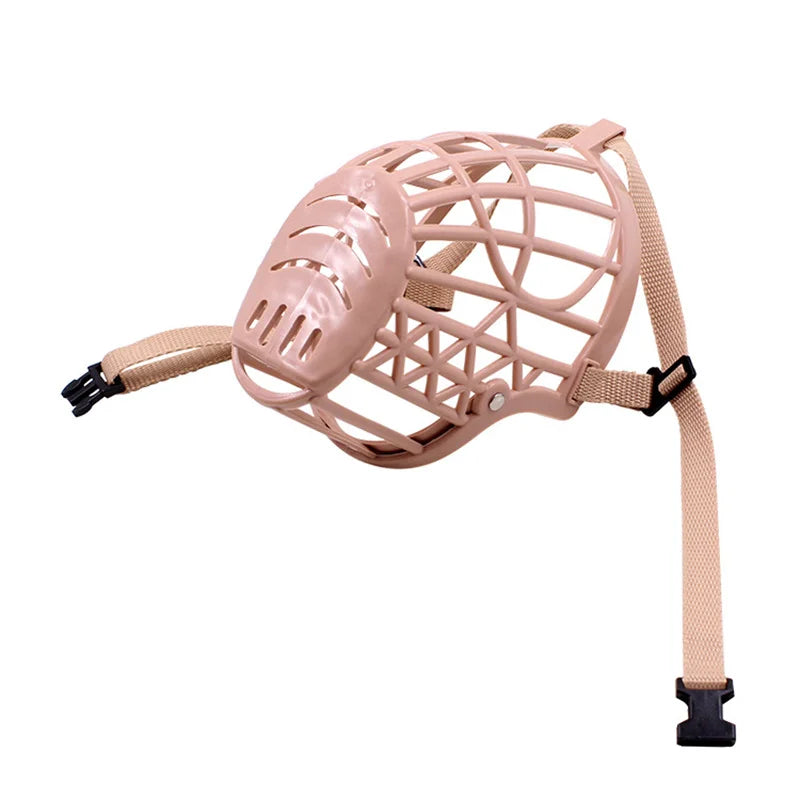 🐾 Adjustable Dog Muzzle – Breathable Safety Mask