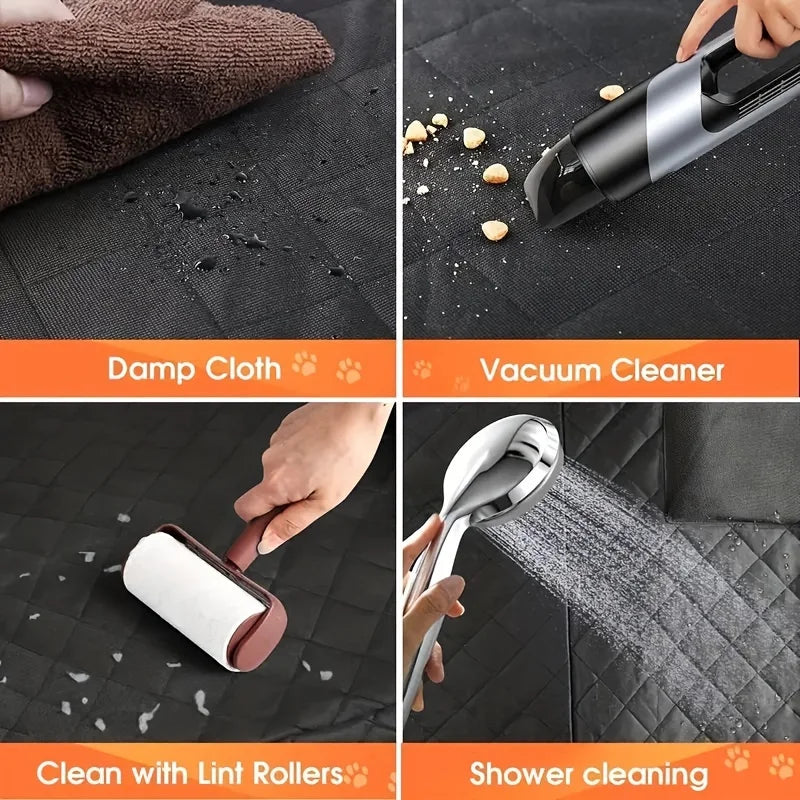 🚗 Waterproof Dog Car Seat Cover – Hammock Style Protector