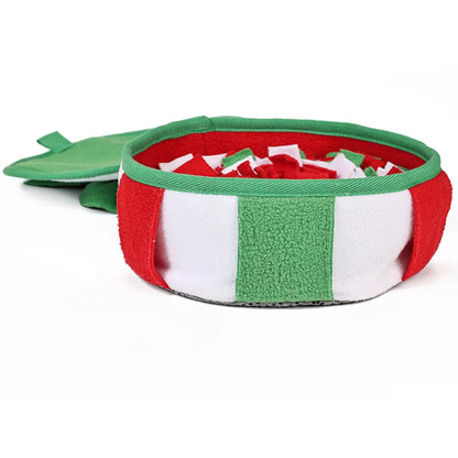 🧠 Christmas Snuffle Mat – Interactive Puzzle Feeder