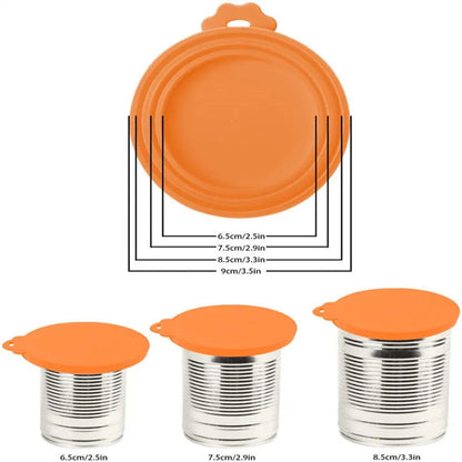 🥄 Reusable Pet Food Can Cover & Spoon – Portable Storage Set