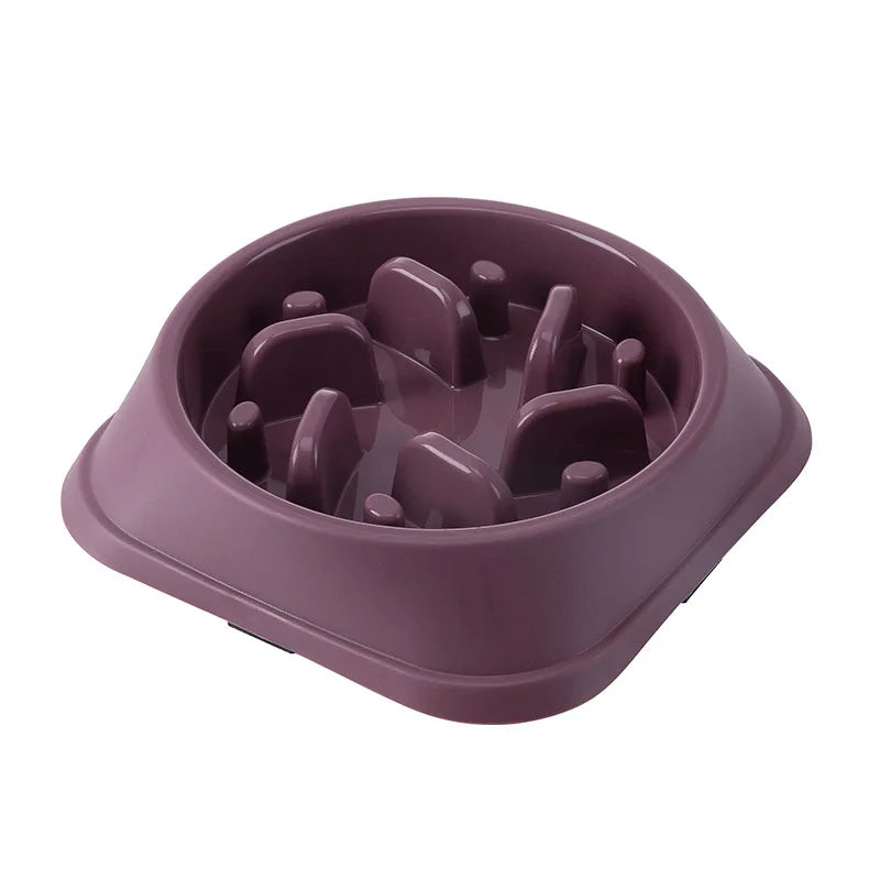 🐶 Anti-Gulp Slow Feeder Bowl – Healthy & Safe Mealtime