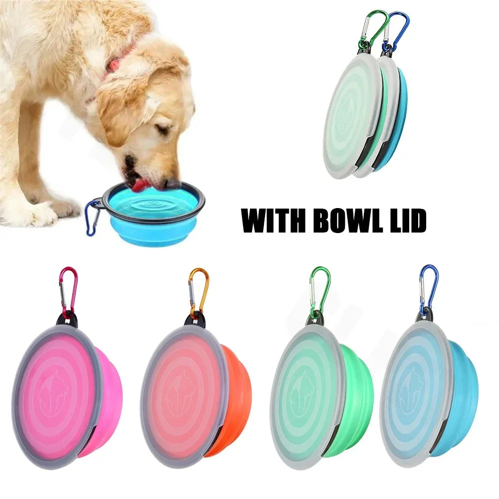 🥣 Collapsible Travel Bowl – Keychain Silicone Dish