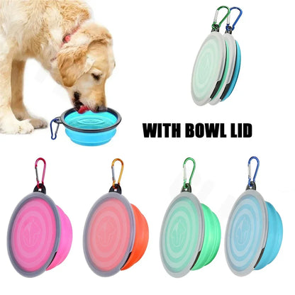 🥣 Collapsible Travel Bowl – Keychain Silicone Dish