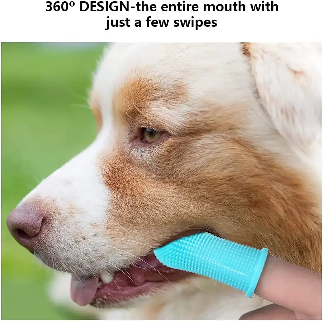 🦷 Silicone Finger Toothbrush – Gentle Dental Tool for Pets