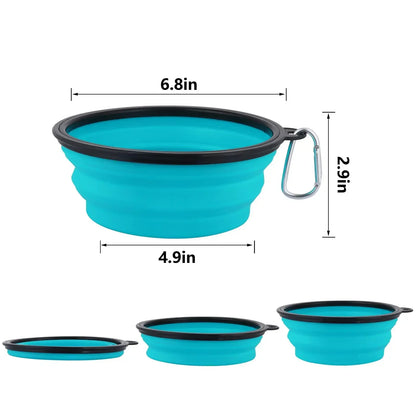 🥣 Collapsible Travel Bowl – Keychain Silicone Dish