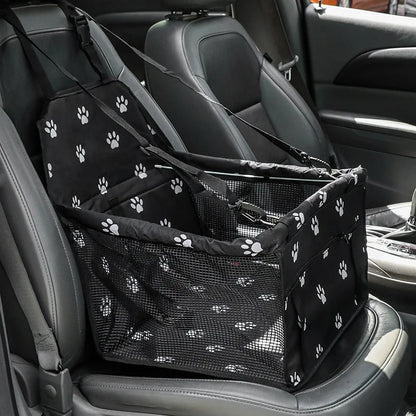 🚗 Foldable Pet Car Seat – Safe & Cosy Booster