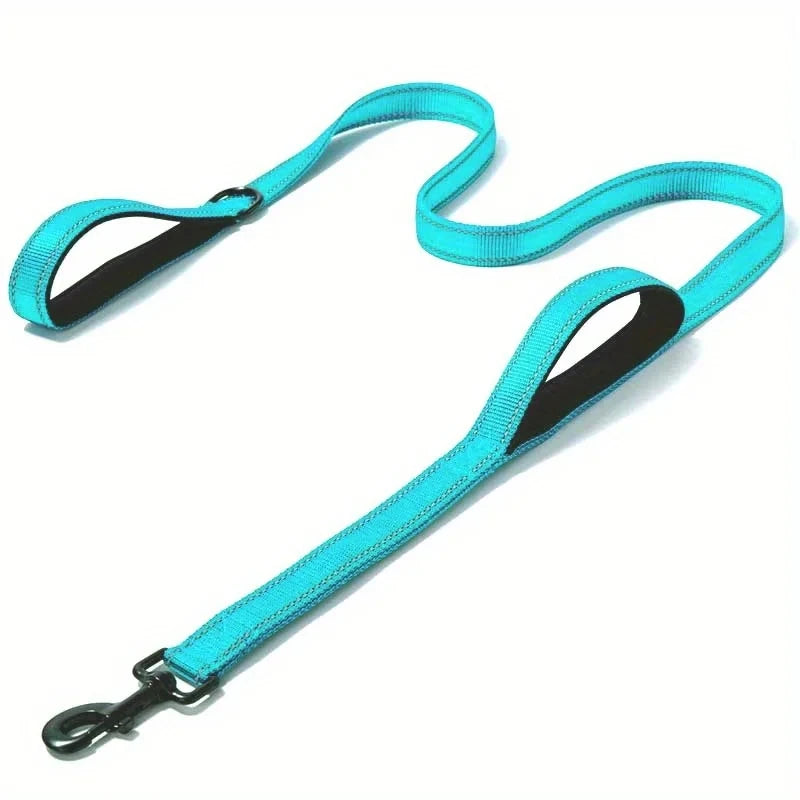 🐕 Heavy-Duty Dual Handle Dog Leash – Training & Travel Lead