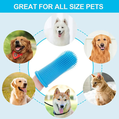 🦷 Silicone Finger Toothbrush – Gentle Dental Tool for Pets