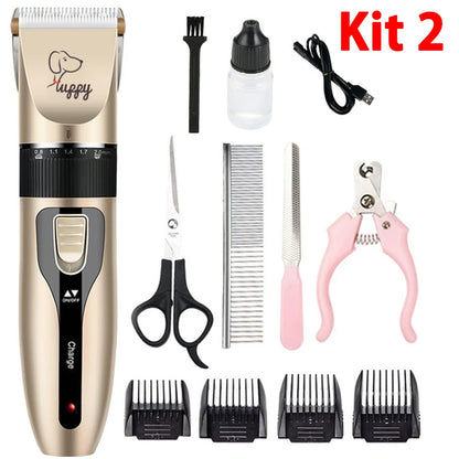 ✂️ Rechargeable Pet Clipper Grooming Kit – All-in-One Trimmer Set