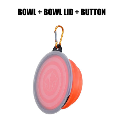 🥣 Collapsible Travel Bowl – Keychain Silicone Dish