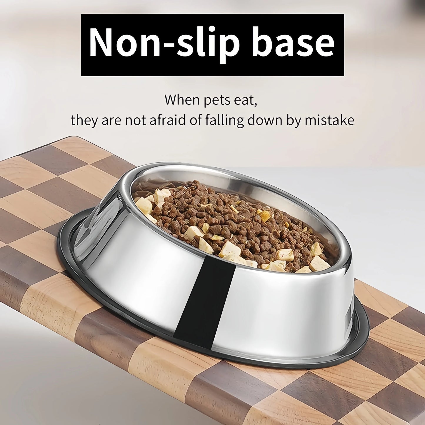 🥣 Stainless Steel Pet Bowl – Durable & Eco-Friendly