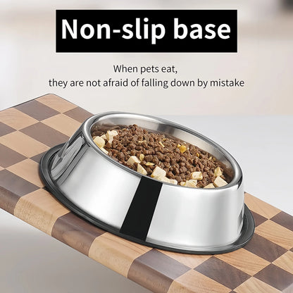 🥣 Stainless Steel Pet Bowl – Durable & Eco-Friendly