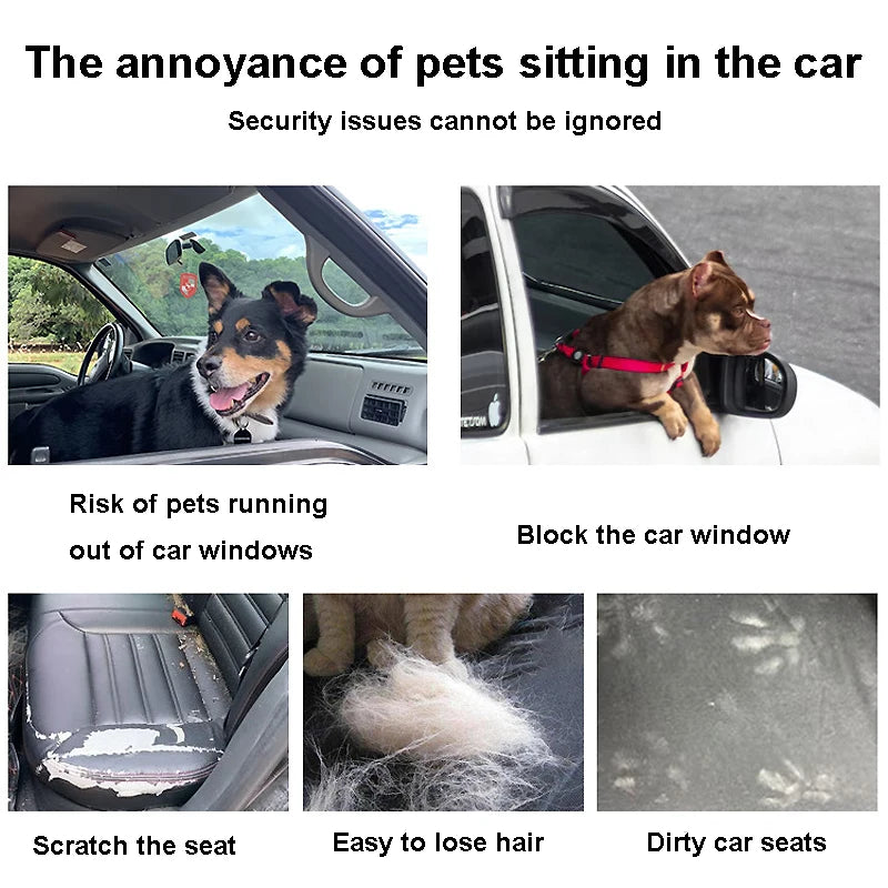 🚗 Foldable Pet Car Seat – Safe & Cosy Booster