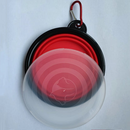 🥣 Collapsible Travel Bowl – Keychain Silicone Dish