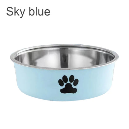 🥣 Stainless Steel Pet Bowl – Non-Slip & Durable