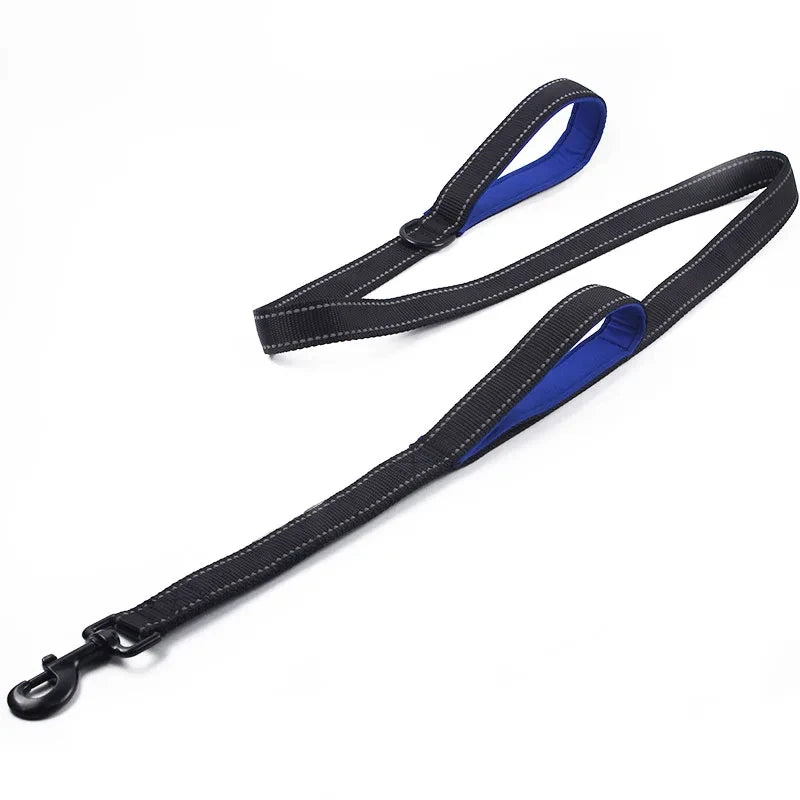 🐕 Heavy-Duty Dual Handle Dog Leash – Training & Travel Lead
