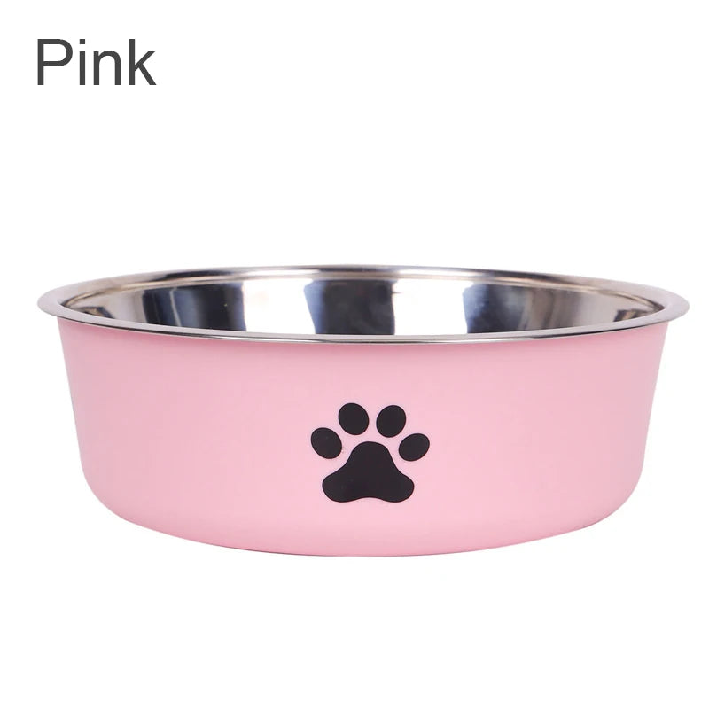🥣 Stainless Steel Pet Bowl – Non-Slip & Durable