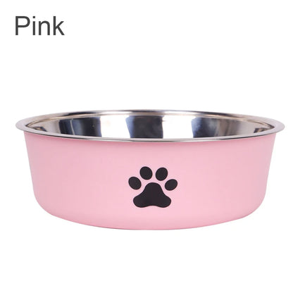 🥣 Stainless Steel Pet Bowl – Non-Slip & Durable