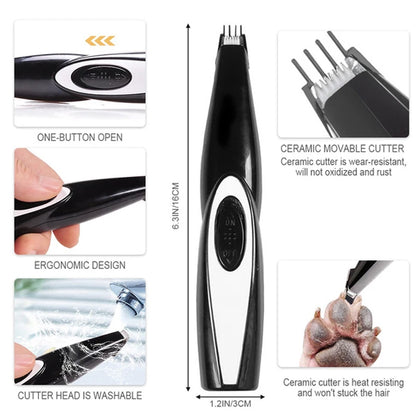 ✂️ Rechargeable Pet Clipper Grooming Kit – All-in-One Trimmer Set