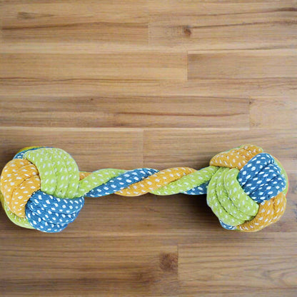 🦴 Rope Ball Chew Toy – Durable Cotton Tugger 🧵