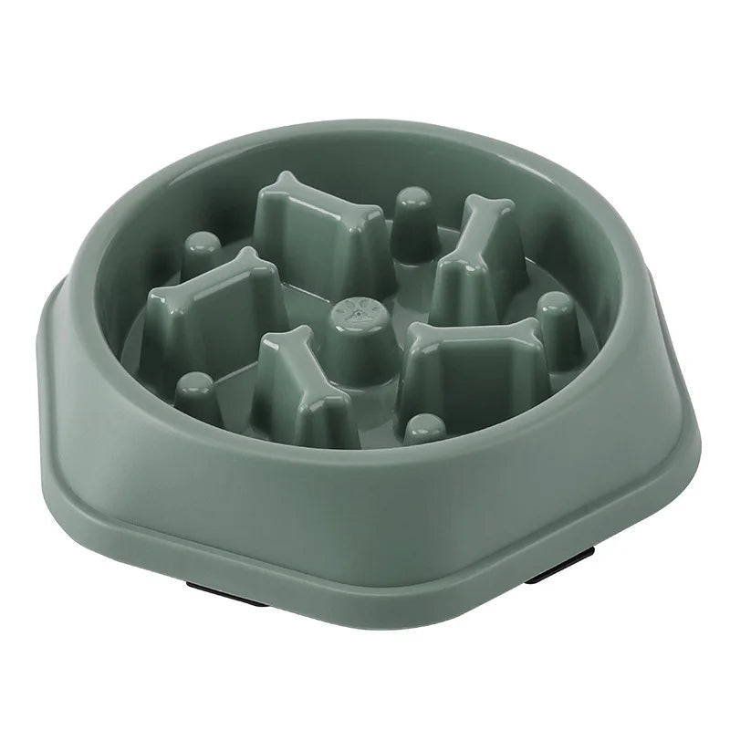 🐶 Anti-Gulp Slow Feeder Bowl – Healthy & Safe Mealtime