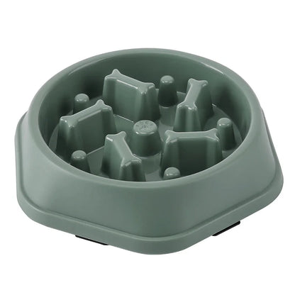 🐶 Anti-Gulp Slow Feeder Bowl – Healthy & Safe Mealtime
