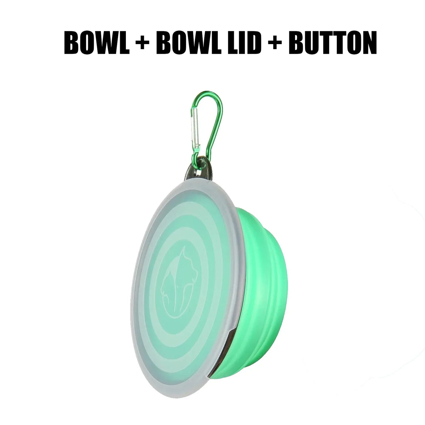 🥣 Collapsible Travel Bowl – Keychain Silicone Dish