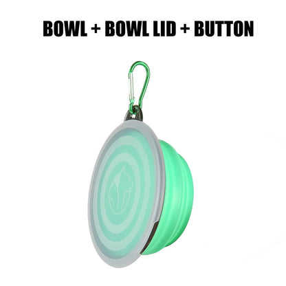 🥣 Collapsible Travel Bowl – Keychain Silicone Dish