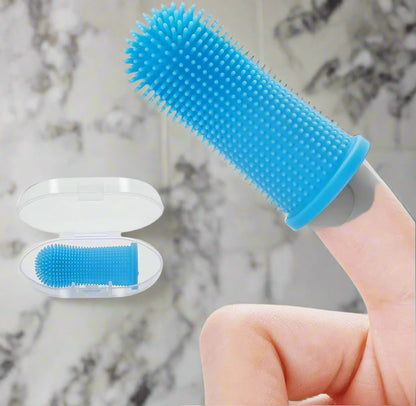 🦷 Silicone Finger Toothbrush – Gentle Dental Tool for Pets