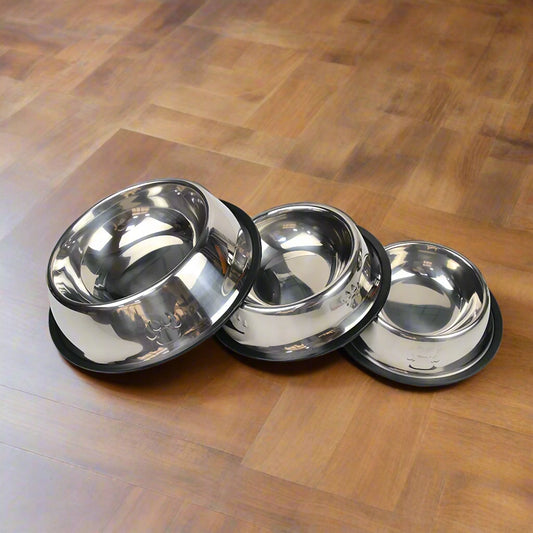 🥣 Stainless Steel Pet Bowl – Durable & Eco-Friendly