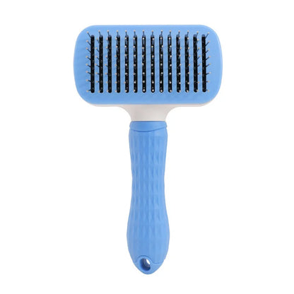 🐾 Grooming Shedding Brush – One-Push Stainless Steel Tool