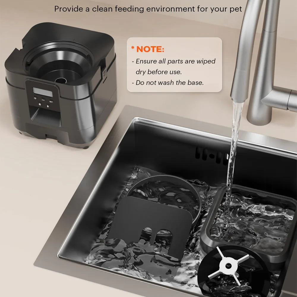 🕒 Smart Automatic Pet Feeder – Timed & Measured Feeding for Cats & Dogs