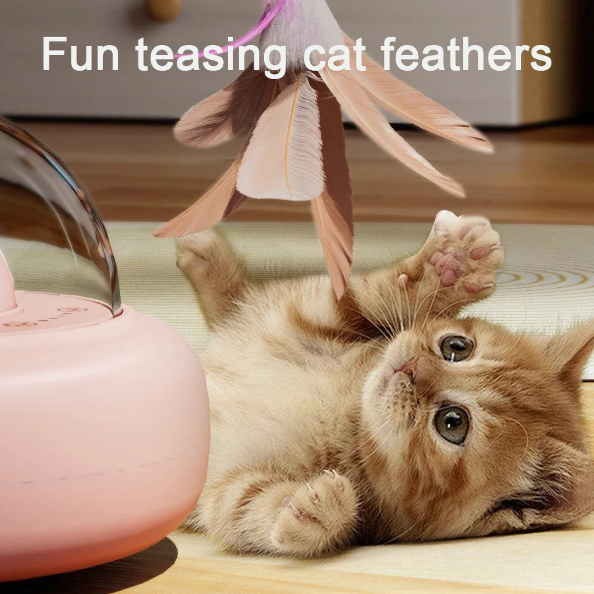 🛸 Smart Teaser UFO Cat Toy – Motion-Activated Fun