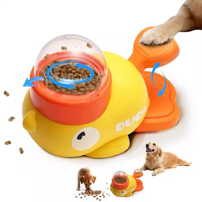 🦆 2-in-1 Interactive Dog Toy & Treat Dispenser – Fun, Smart & Healthy Playtime