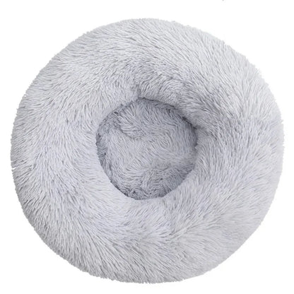 🛏️ Plush Round Pet Bed – Ultra Soft & Winter-Warm
