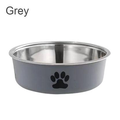 🥣 Stainless Steel Pet Bowl – Non-Slip & Durable
