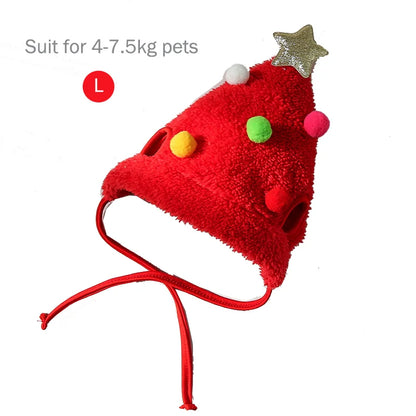 🎅 Festive Dog Hat & Bandana – Christmas Cosplay for Pets