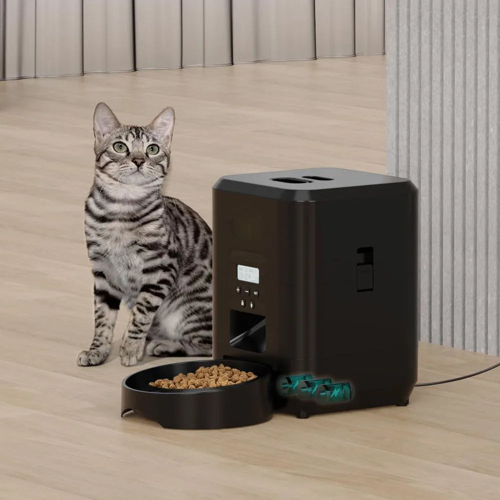 🕒 Smart Automatic Pet Feeder – Timed & Measured Feeding for Cats & Dogs