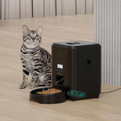 🕒 Smart Automatic Pet Feeder – Timed & Measured Feeding for Cats & Dogs