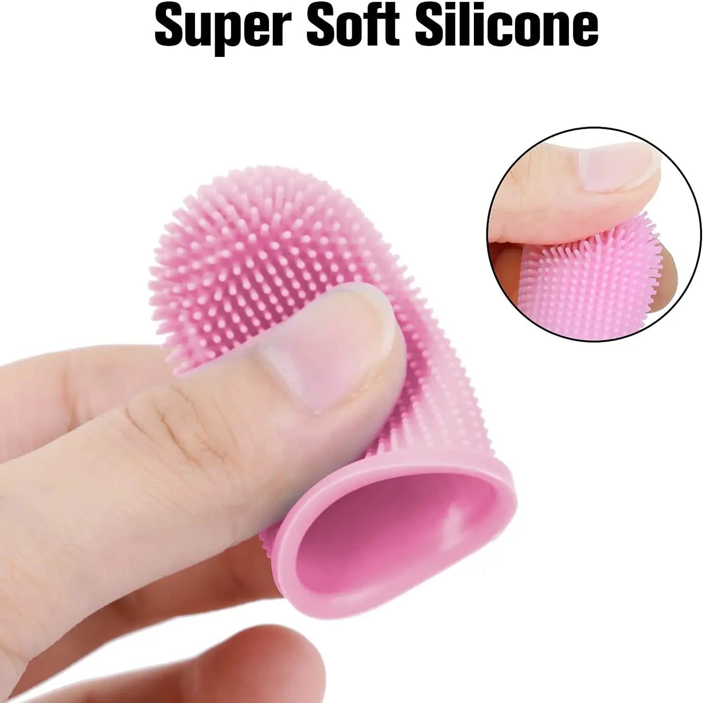 🦷 Silicone Finger Toothbrush – Gentle Dental Tool for Pets