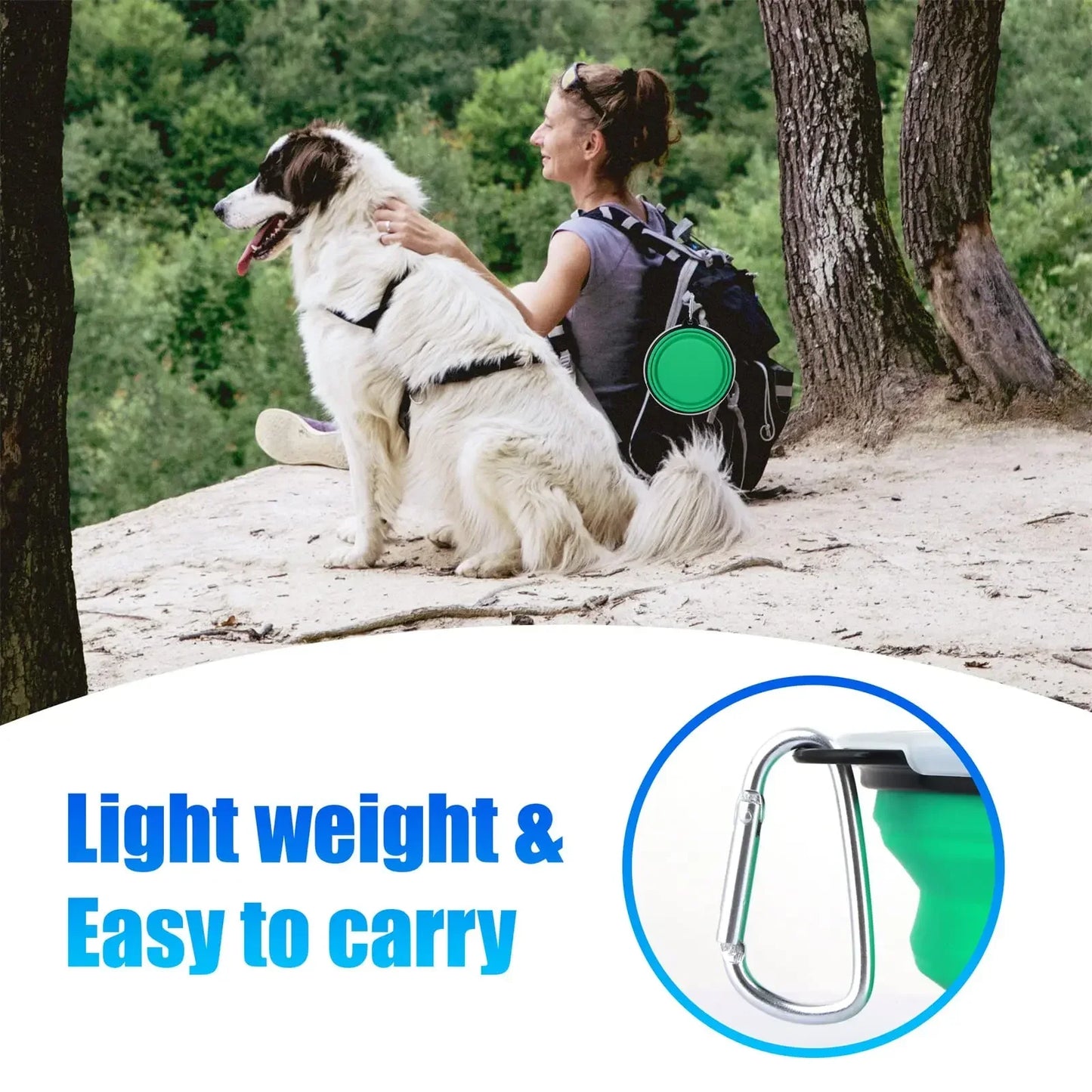 🥣 Collapsible Travel Bowl – Keychain Silicone Dish