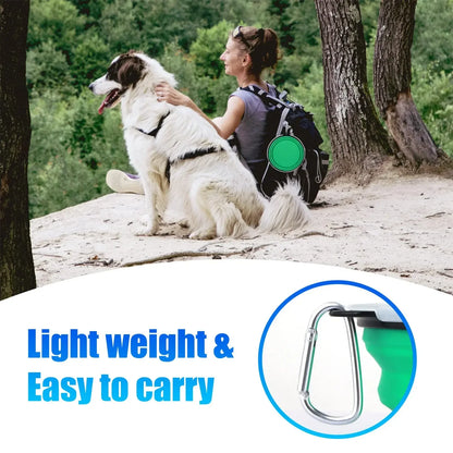 🥣 Collapsible Travel Bowl – Keychain Silicone Dish