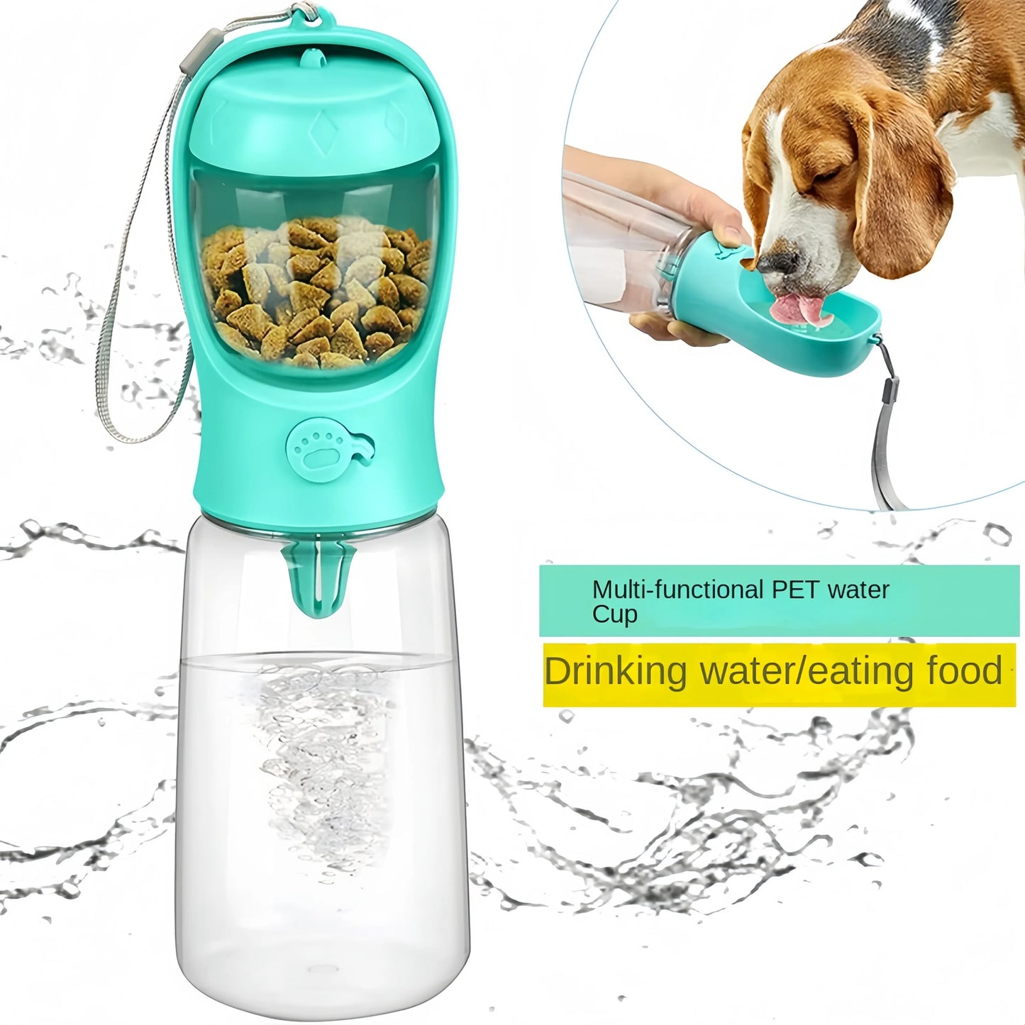 🚰 Travel Pet Water Bottle – Portable & Food-Grade