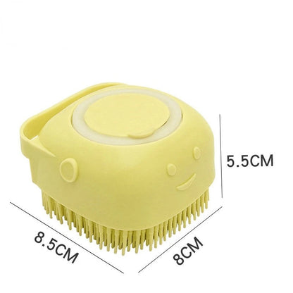 🛁 Soft Silicone Pet Bath Sponge – Gentle Grooming
