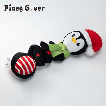 🐧 Elf Penguin Squeaky Toy – Festive Audio Fun